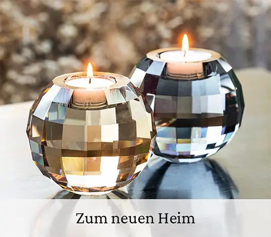 Zum neuen Heim Windlicht Prisma